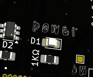 power button on the PCB
