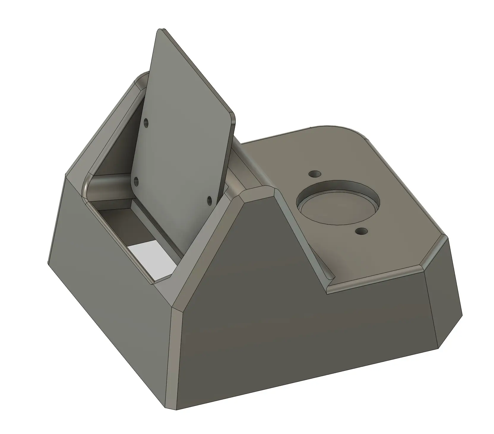 CAD model of the web radio